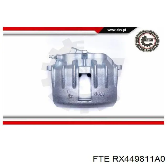 Супорт тормзной FTE RX449811A0