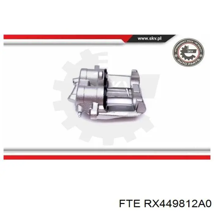 RX449812A0 FTE Супорт гальмівний передній правий
