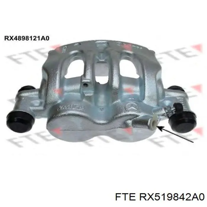 Задній гальмівний супорт лівий FTE RX519842A0