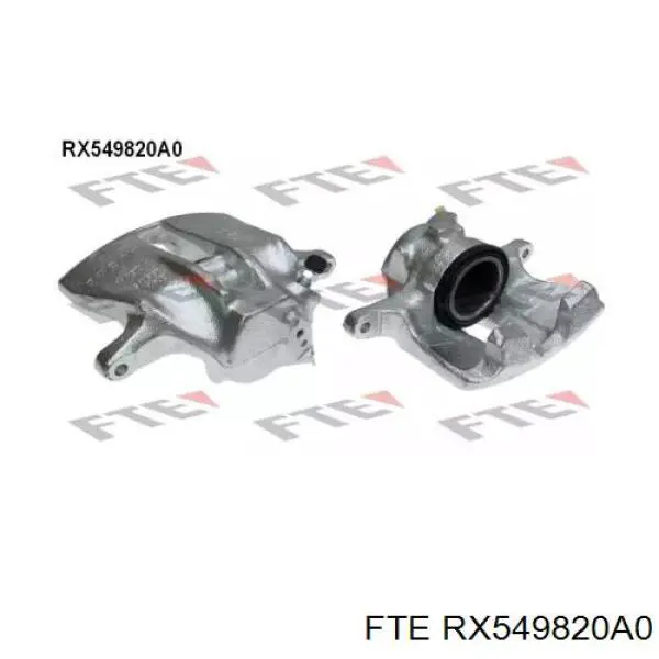 Супорт гальмівний передній правий FTE RX549820A0 ціна, від 44.83 USD