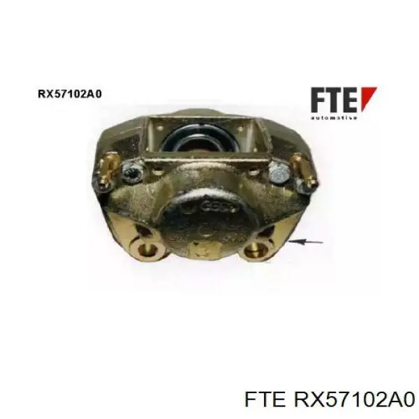 RX57102A0 FTE Супорт гальмівний, передній, лівий