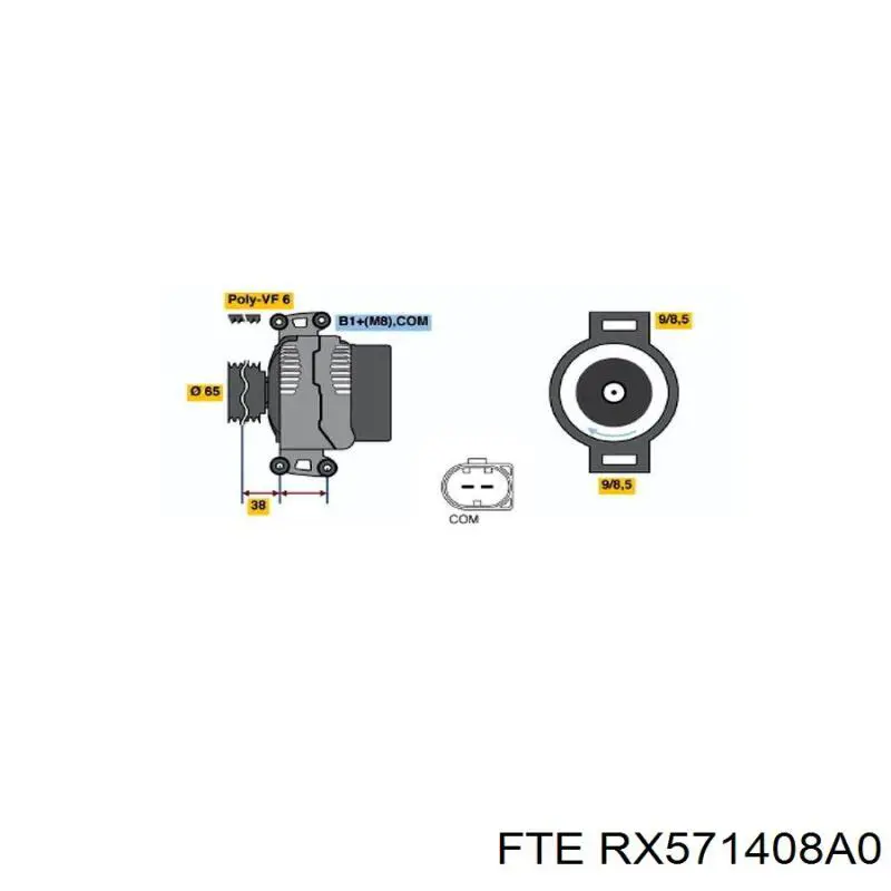 Купити 9291903 FTE Супорт гальмівний передній правий