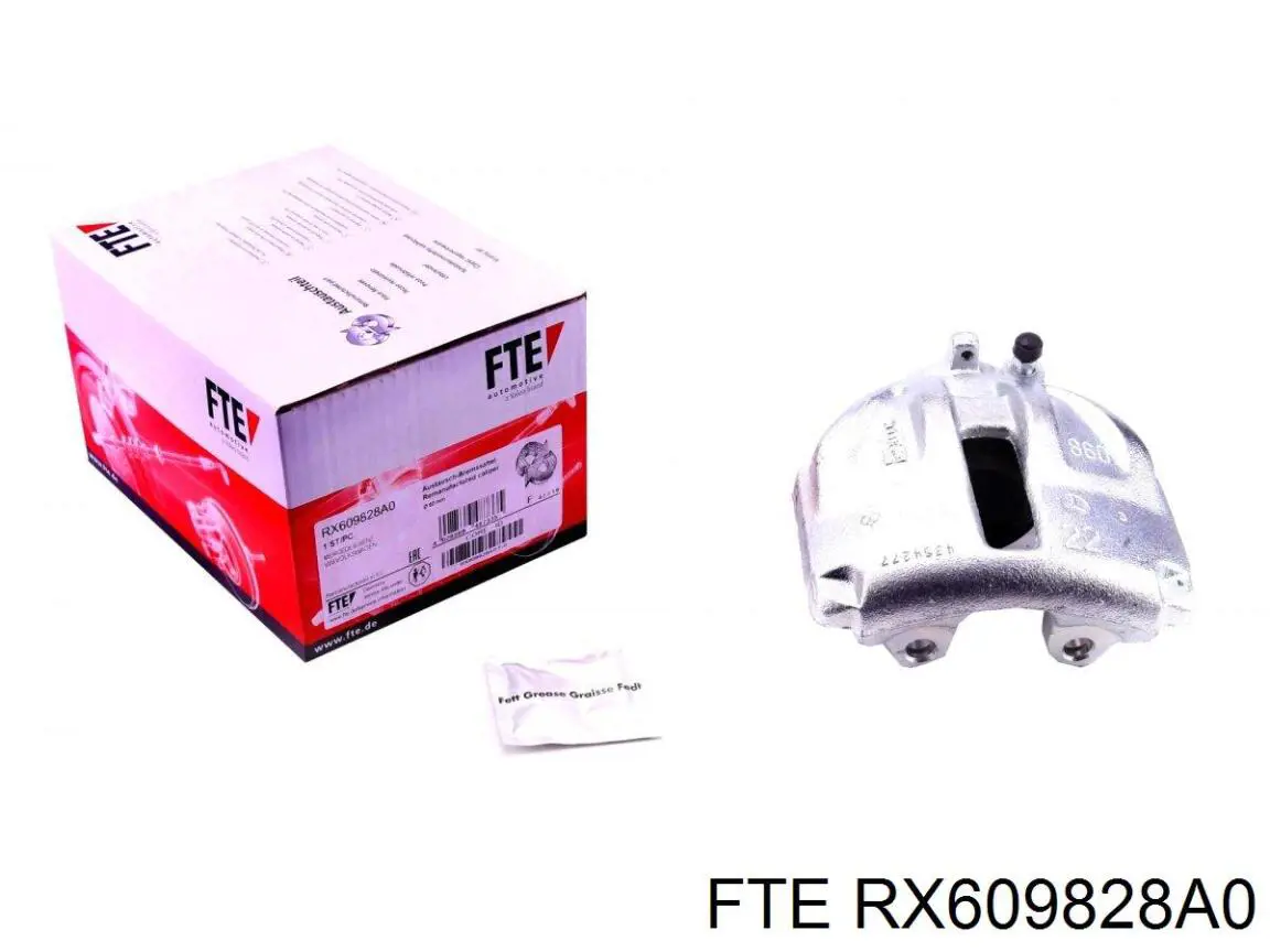 RX609828A0 FTE супорт гальмівний передній правий
