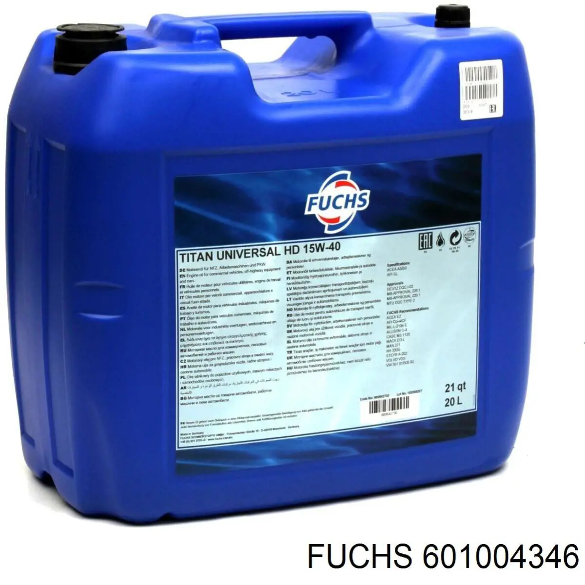  Fuchs 601004346 ціна, від 10.61 USD