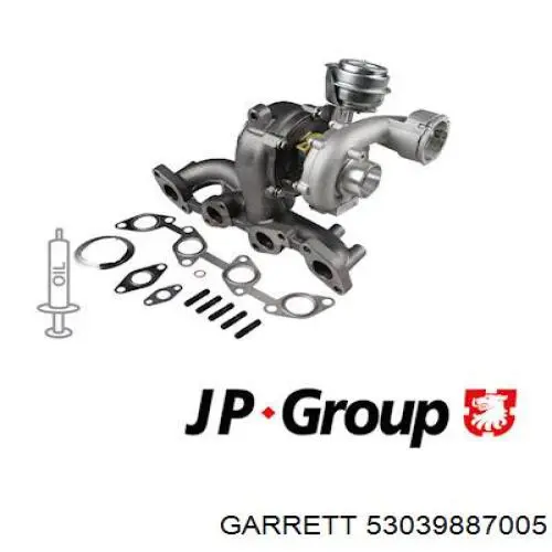 Турбіна Garrett 53039887005 ціна, від 206.68 USD