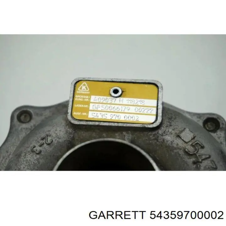 Купити 54359700002 Garrett Турбіна