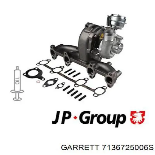 Турбіна Garrett 7136725006S ціна, від 276.14 USD