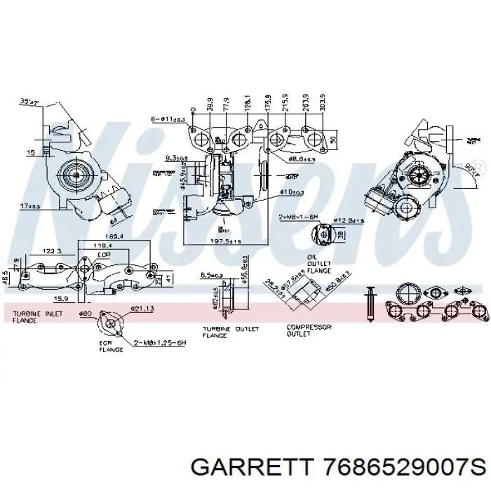 7686529007S Garrett Турбонаддув