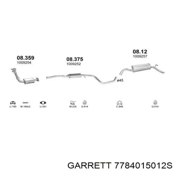 Купити 7784015012S Garrett Турбіна