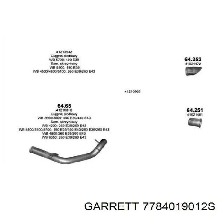 Турбіна 7784019012S Garrett