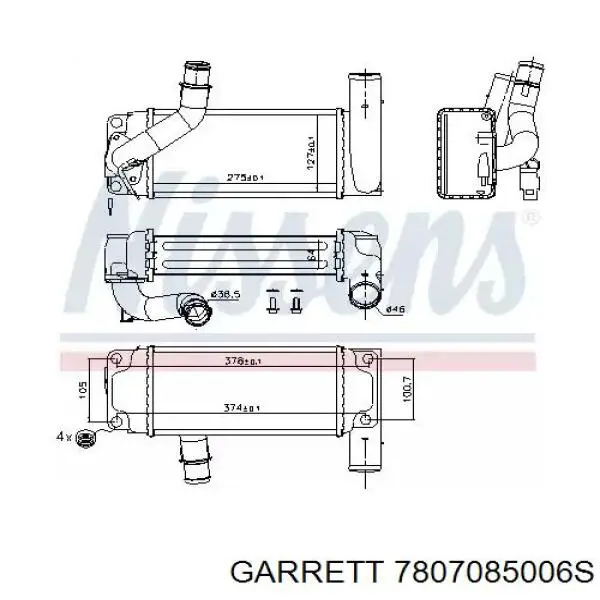 Купити 7807085006S Garrett Турбіна