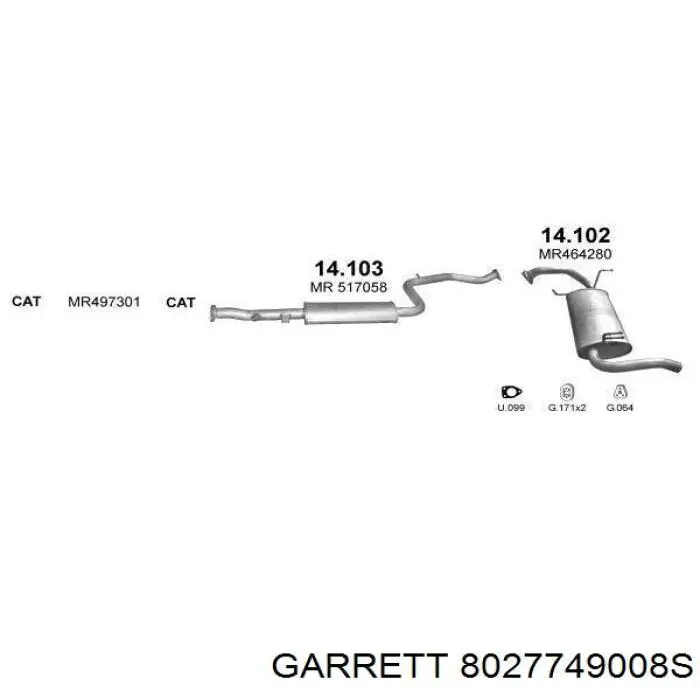 Купити 8027749008S Garrett Турбіна