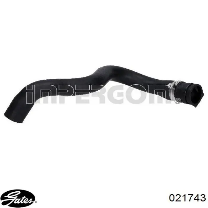 Шланг/патрубок системи охолодження Gates 021743 ціна, від 10.78 USD