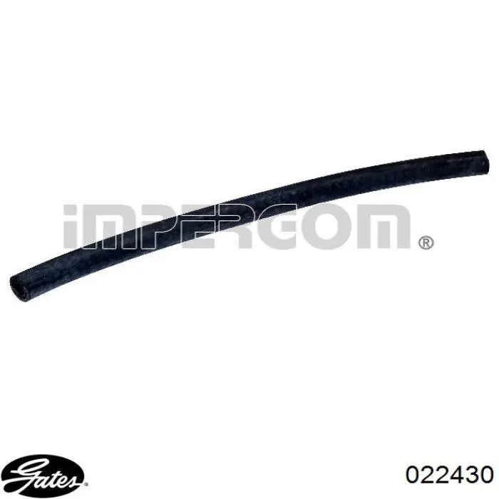Шланг розширювального бачка, верхній Gates 022430 ціна, від 2.78 USD
