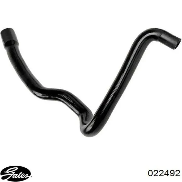 Шланг розширювального бачка, нижній Gates 022492 ціна, від 6.47 USD