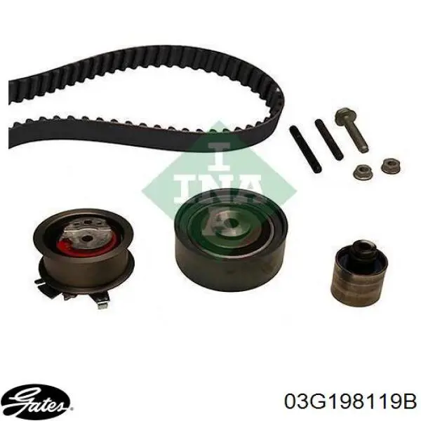Комплект ГРМ KCT502 Ashika