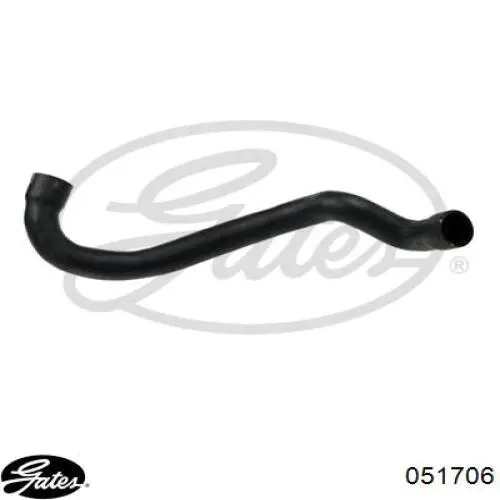 Шланг/патрубок радіатора охолодження, нижній Gates 051706 ціна, від 11.55 USD