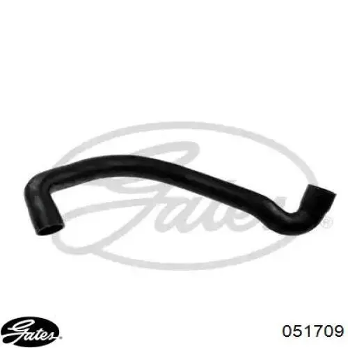 Шланг/патрубок радіатора охолодження, нижній Gates 051709 ціна, від 14.11 USD