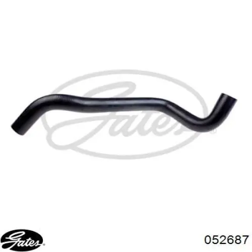 Шланг/патрубок радіатора охолодження, нижній Gates 052687 ціна, від 13.48 USD