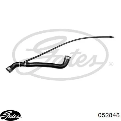 Шланг/патрубок радіатора охолодження, верхній Gates 52848 ціна, від 26.49 USD