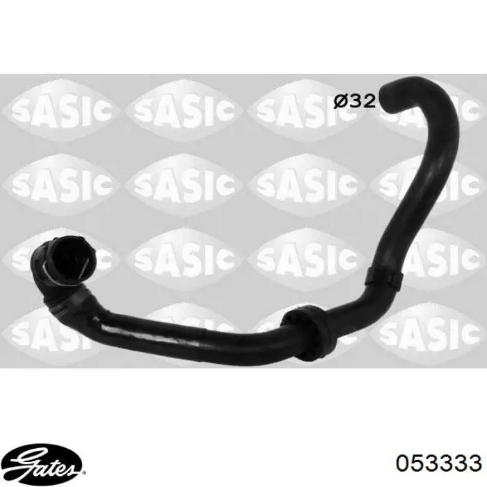 Шланг/патрубок радіатора охолодження, нижній Gates 053333 ціна, від 20.59 USD