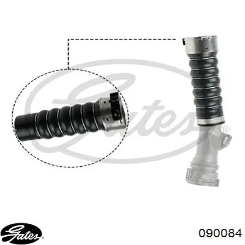 Шланг/патрубок интеркуллера Gates 090084 ціна, від 34.48 USD