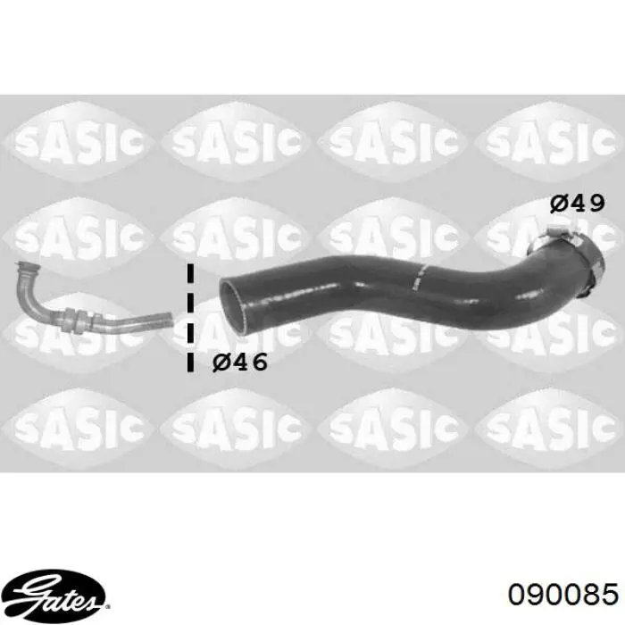 Шланг/патрубок интеркуллера Autotechteile 5080204 ціна, від 22.24 USD
