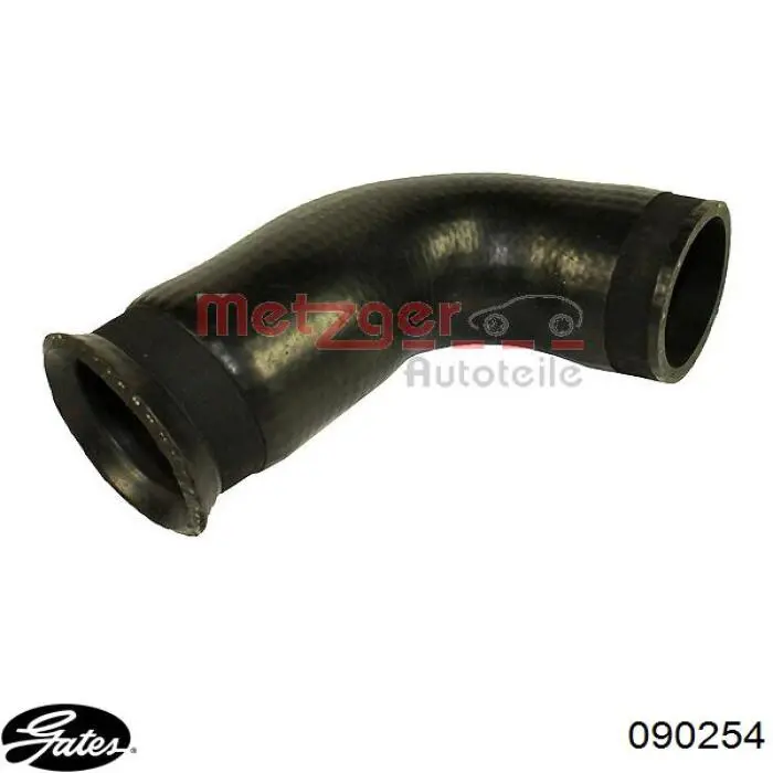 Шланг/патрубок интеркуллера Gates 090254 ціна, від 11.52 USD