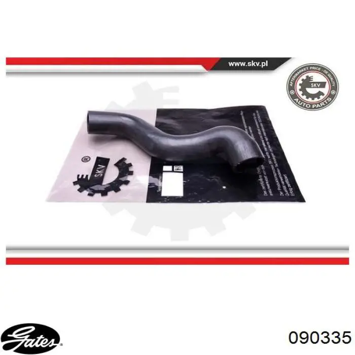 Шланг/патрубок интеркуллера Gates 090335 ціна, від 14.90 USD