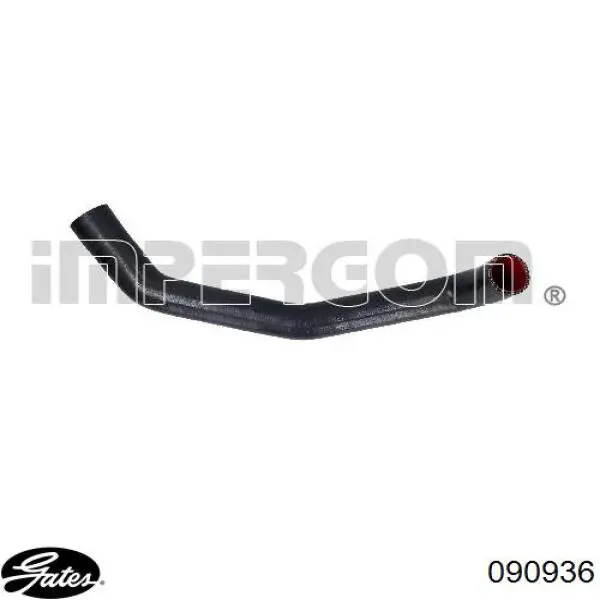 Шланг/патрубок интеркуллера Gates 090936 ціна, від 68.60 USD