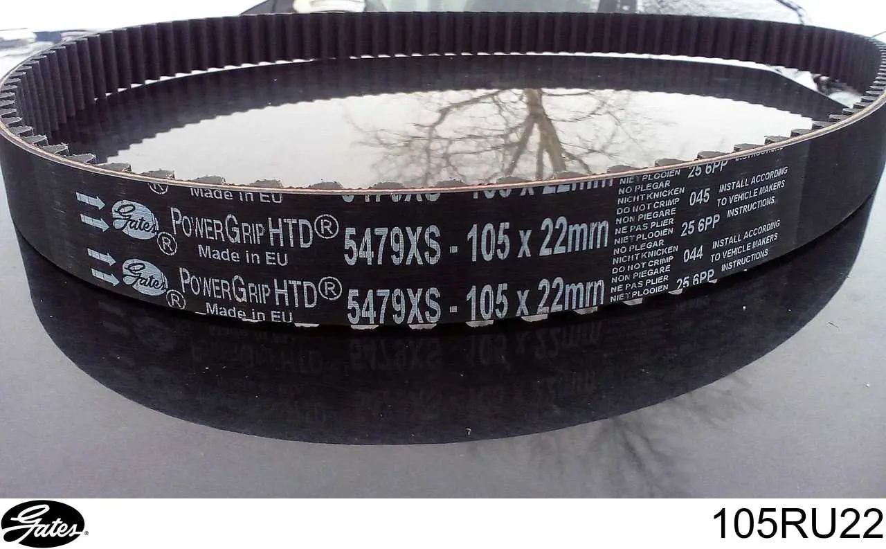Зубчастий ремінь Gates 105RU22 ціна, від 13.94 USD