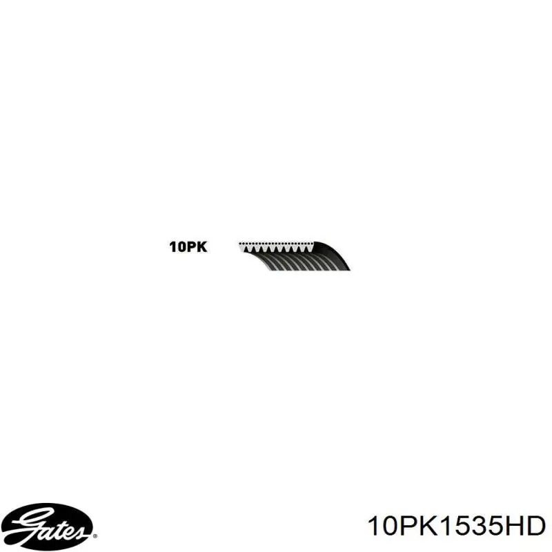 Клиновий ремінь Dayco 10PK1535HD ціна, від 28.09 USD