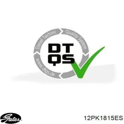 Ремінь генератора 12PK1815ES Gates