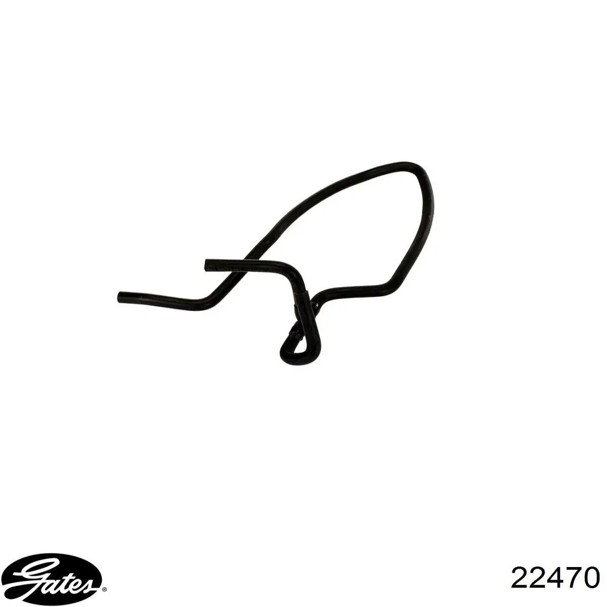 Шланг радіатора опалювача/пічки, подача Gates 22470 ціна, від 8.87 USD