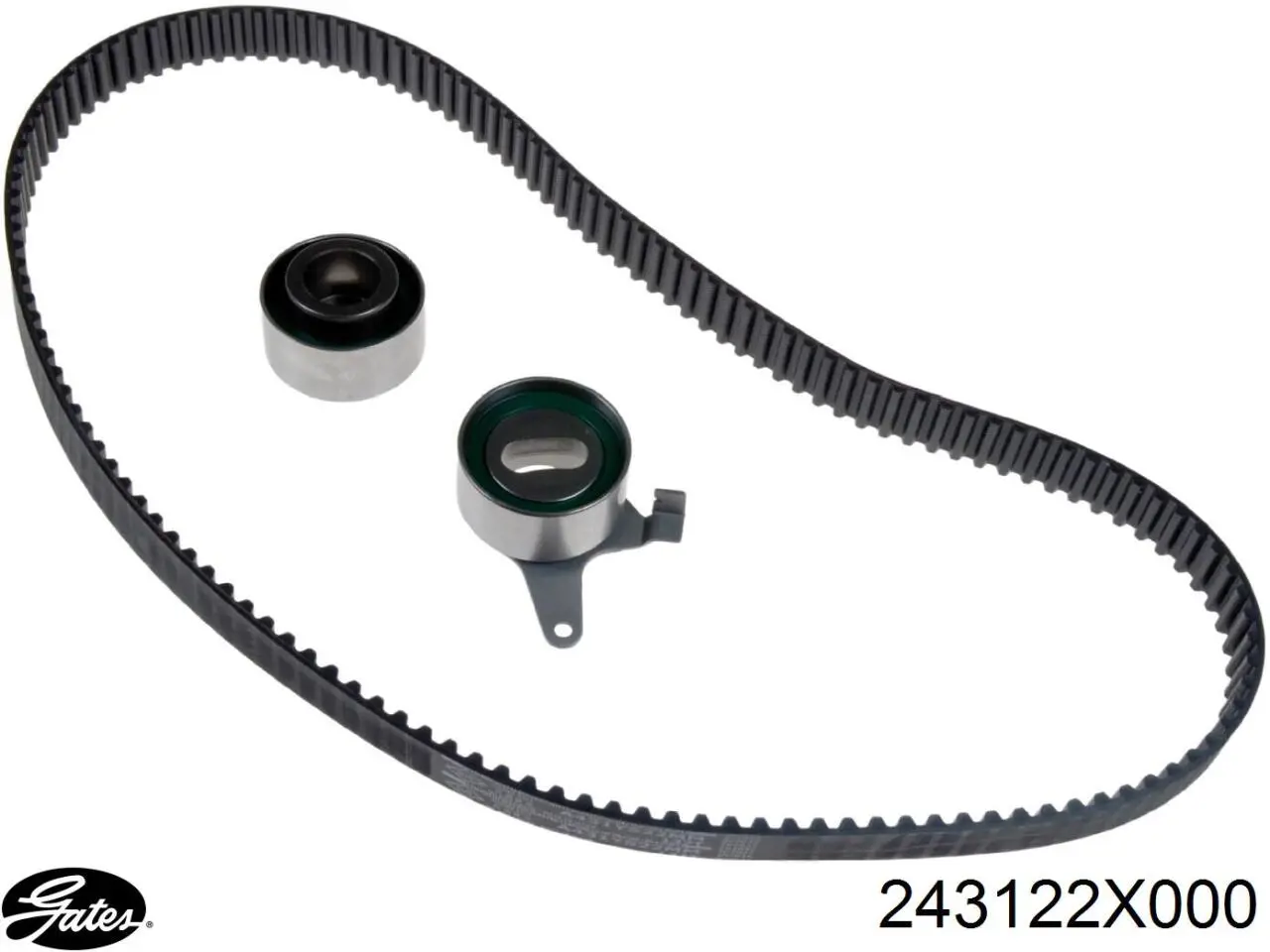 Зубчастий ремінь Gates 243122X000 ціна, від 16.12 USD
