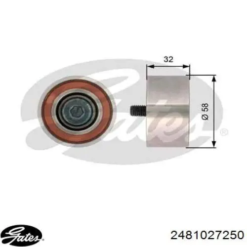Ролик ременя ГРМ, паразитний KAP Z08BRGSD00073 ціна, від 12.89 USD