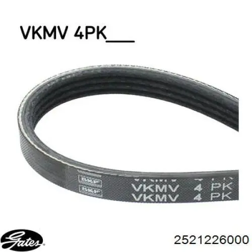 Клиновий ремінь Hyundai/Kia S2521226021 ціна, від 7.21 USD