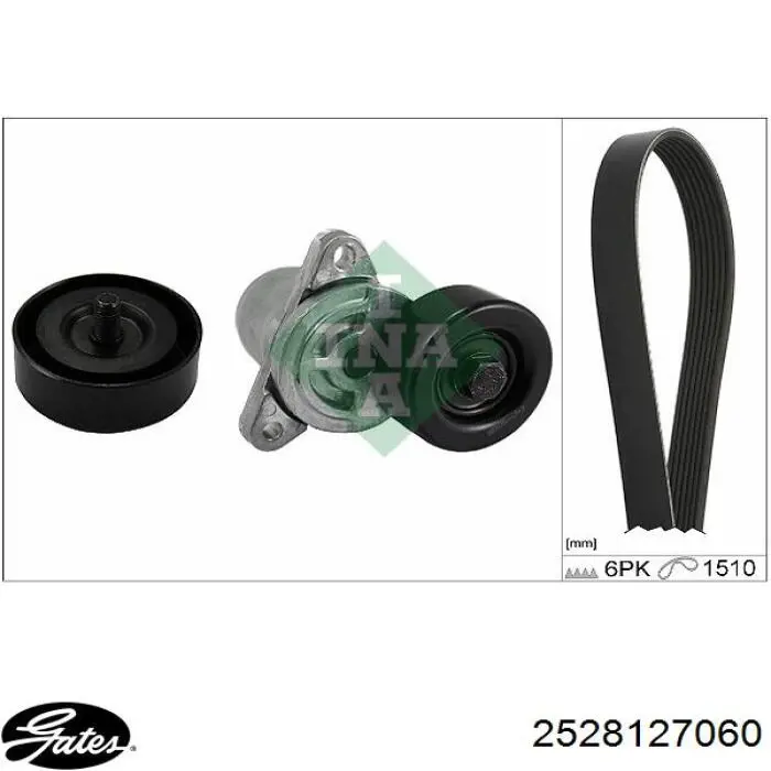 Натягувач приводного ременя S2528127060 Hyundai/Kia