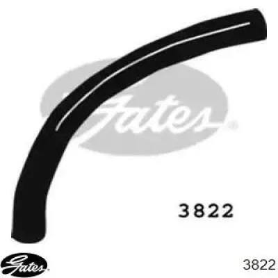 Шланг/патрубок радіатора охолодження, верхній Gates 3822 ціна, від 5.78 USD