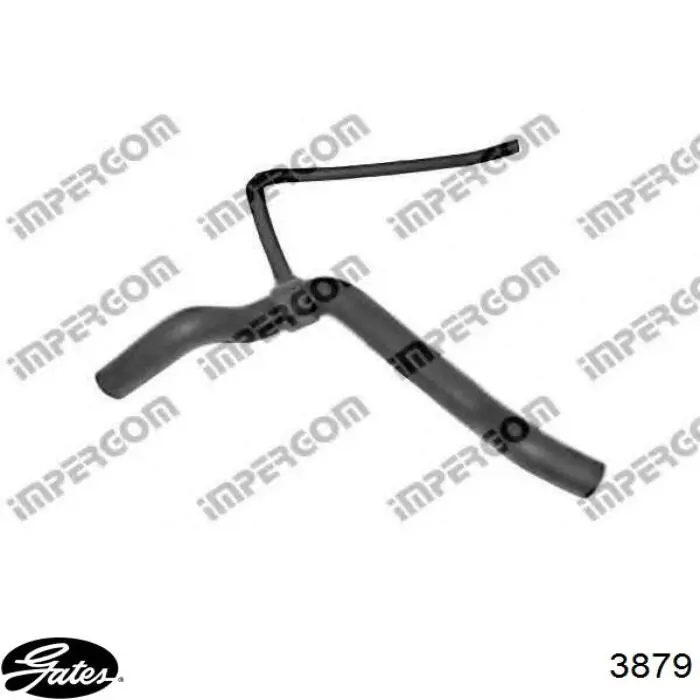 Шланг/патрубок радіатора охолодження, верхній Gates 3879 ціна, від 27.28 USD