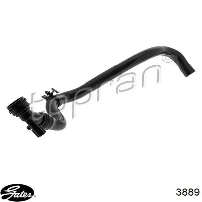 Шланг/патрубок системи охолодження Gates 3889 ціна, від 26.99 USD