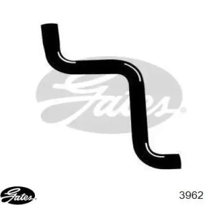 Шланг/патрубок радіатора охолодження, верхній Gates 3962 ціна, від 6.54 USD