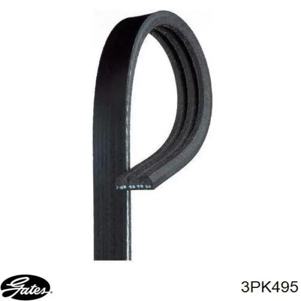 Клиновий ремінь Gates 3PK495 ціна, від 3.59 USD