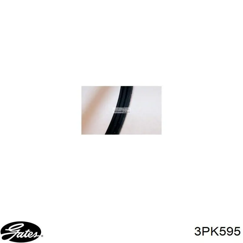 3PK595 Gates Поліклиновий ремінь
