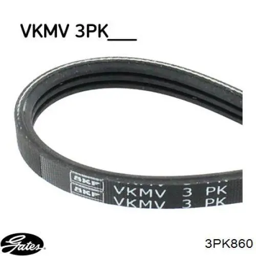 Купити 856SK3 Hutchinson Ремінь генератора