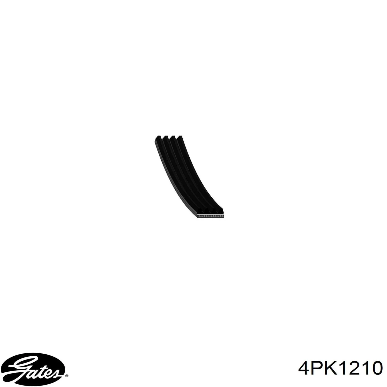 Ремінь кондиціонера Gates 4PK1210
