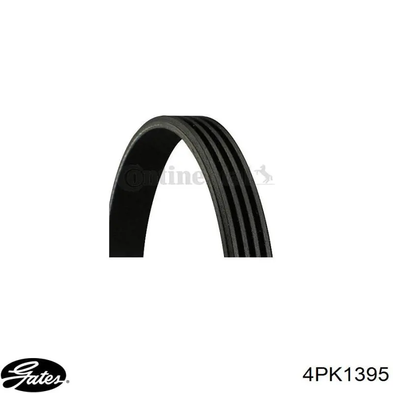Ремінь генератора 4PK1395 Gates
