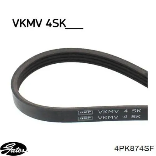 Клиновий ремінь Goodyear 4PKS0874 ціна, від 4.83 USD