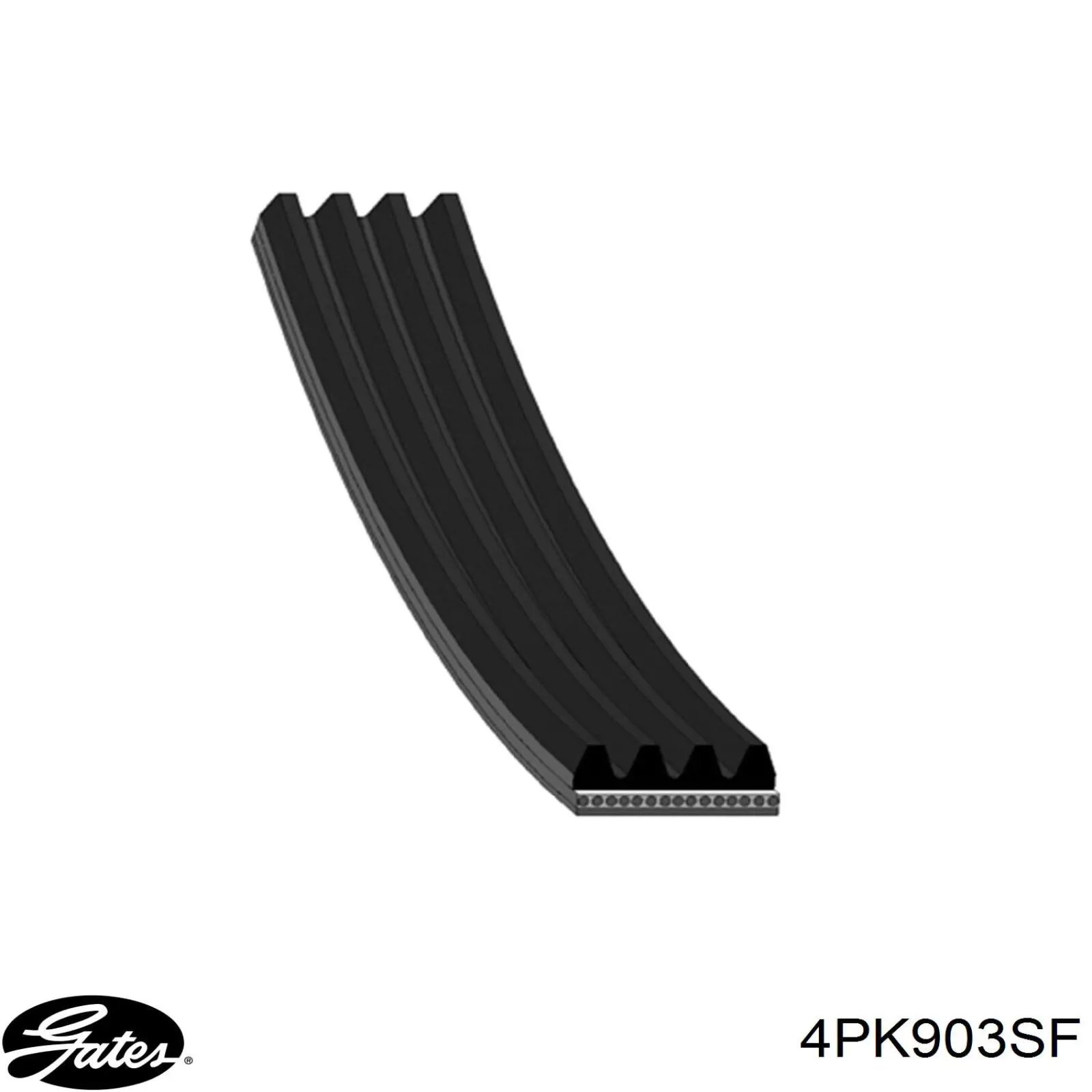 Ремінь генератора 4PK903SF Gates