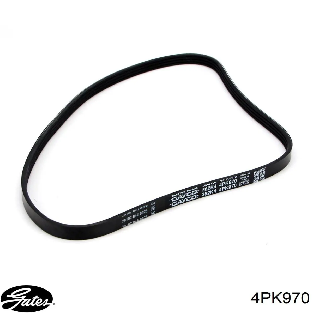 Ремінь генератора 4PK970 Gates